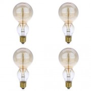 LIGHTME 4PCS 230V 40W E27 110 - 120LM 32AK RETRO BULB TUNGSTEN FILAMENT GOURD SHAPE ENERGY