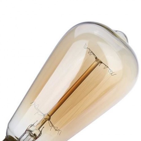 LIGHTME 6PCS ST64 230V 40W E27 110 - 120LM 19AK RETRO BULB TUNGSTEN FILAMENT ENERGY-SAVING