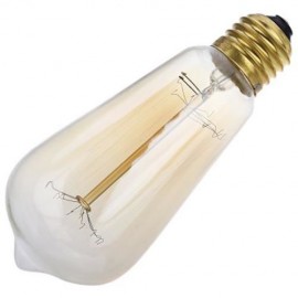 LIGHTME 6PCS ST58 230V 40W E27 110 - 120LM 19AK RETRO BULB TUNGSTEN FILAMENT ENERGY-SAVING