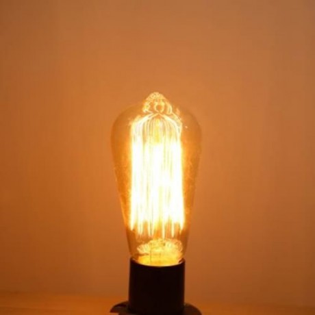 LIGHTME 6PCS ST58 230V 40W E27 110 - 120LM 19AK RETRO BULB TUNGSTEN FILAMENT ENERGY-SAVING