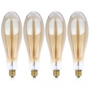 LIGHTME 4PCS 230V 40W E27 110 - 120LM 13AK RETRO BULB TUNGSTEN FILAMENT ENERGY-SAVING STRA
