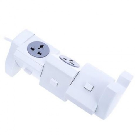 ALARDOR ALD - 3W6K - L 180 DEGREE ROTATING SOCKET INTELLIGENT PATCH PANEL USB SURGE PROTEC