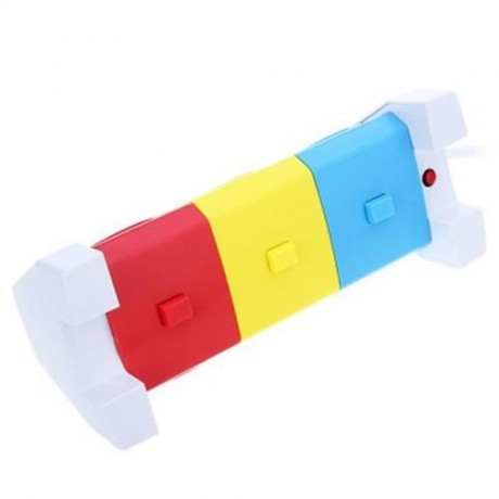 ALARDOR COLORFUL ALD - 3W6K - L 180 DEGREE ROTATING SOCKET INTELLIGENT USB SURGE PROTECTIO