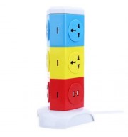 ALARDOR COLORFUL ALD - 3W6K - L 180 DEGREE ROTATING SOCKET INTELLIGENT VERTICAL SURGE PROT
