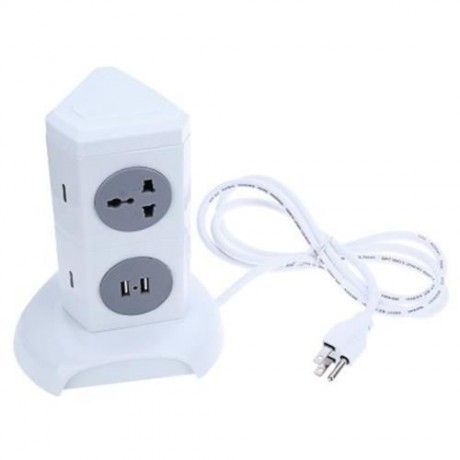 ALARDOR ALD - 2W4K - L 180 DEGREE ROTATING SOCKET INTELLIGENT VERTICAL SURGE PROTECTION PO