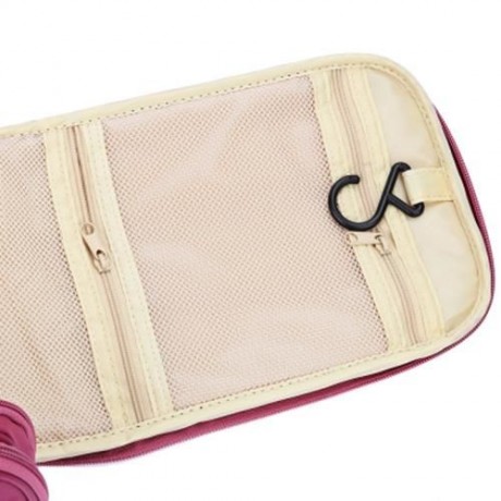 PORTABLE TRAVEL HANGING COSMETIC BAG OUTDOOR WATER-RESISTANT LARGE CAPACITY TOILETRY STORA