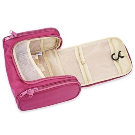 PORTABLE TRAVEL HANGING COSMETIC BAG OUTDOOR WATER-RESISTANT LARGE CAPACITY TOILETRY STORA