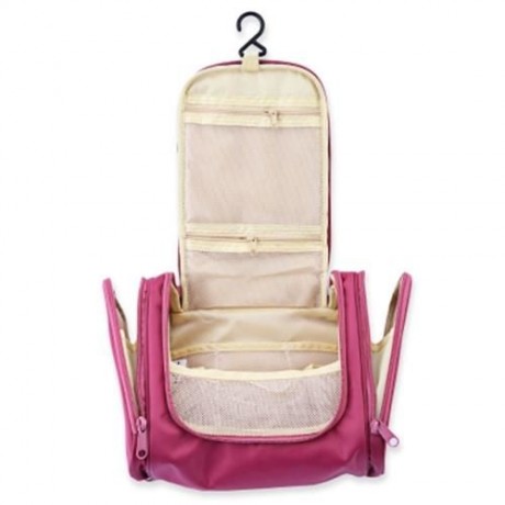 PORTABLE TRAVEL HANGING COSMETIC BAG OUTDOOR WATER-RESISTANT LARGE CAPACITY TOILETRY STORA