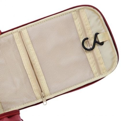 PORTABLE TRAVEL HANGING COSMETIC BAG OUTDOOR WATER-RESISTANT LARGE CAPACITY TOILETRY STORA