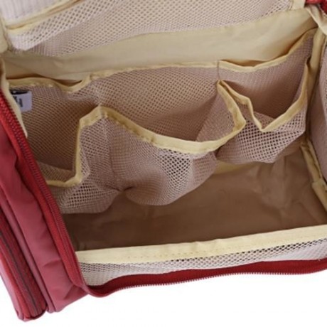 PORTABLE TRAVEL HANGING COSMETIC BAG OUTDOOR WATER-RESISTANT LARGE CAPACITY TOILETRY STORA
