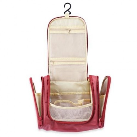 PORTABLE TRAVEL HANGING COSMETIC BAG OUTDOOR WATER-RESISTANT LARGE CAPACITY TOILETRY STORA