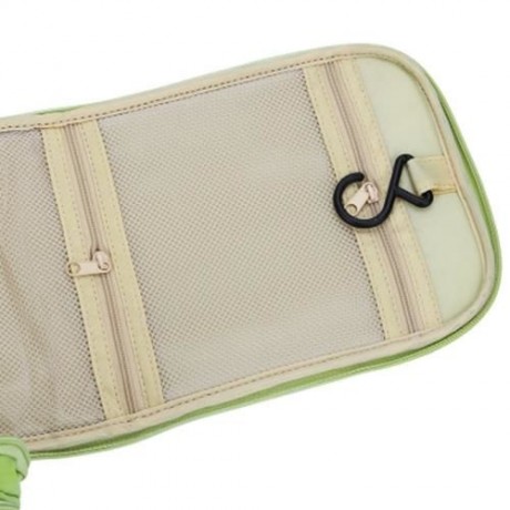 PORTABLE TRAVEL HANGING COSMETIC BAG OUTDOOR WATER-RESISTANT LARGE CAPACITY TOILETRY STORA