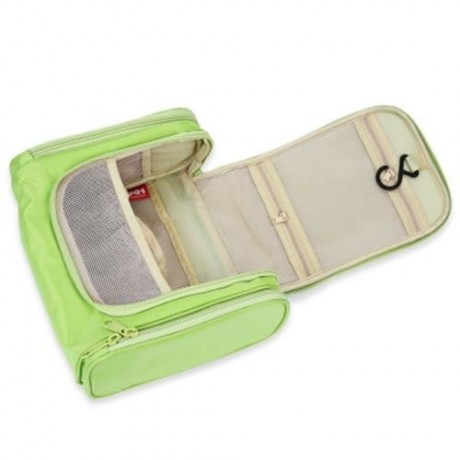 PORTABLE TRAVEL HANGING COSMETIC BAG OUTDOOR WATER-RESISTANT LARGE CAPACITY TOILETRY STORA