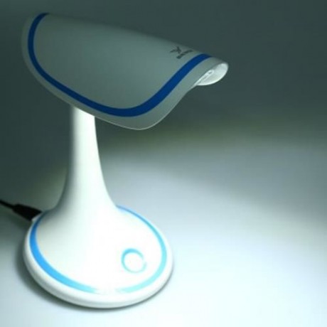1.3W SMD 5050 22 LEDS 120LM RECHARGEABLE DESK LAMP ENERGY SAVING READING LIGHT WITH TOUCH 