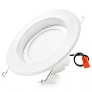 13W DIMMABLE LED DOWNLIGHT RETROFIT RECESSED LIGHTING FIXTURE (WHITE)