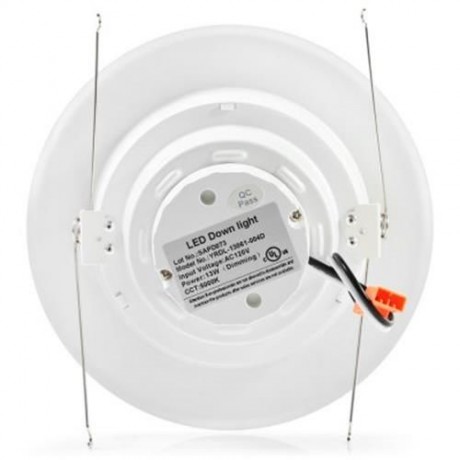 13W DIMMABLE LED DOWNLIGHT RETROFIT RECESSED LIGHTING FIXTURE (WHITE)