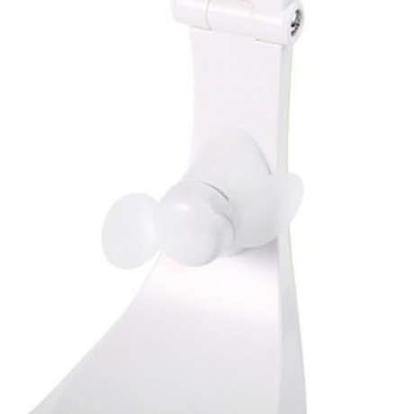 ZK5565 MULTI-FUNCTION FOLDING RECHARGEABLE LED DESK LAMP WITH MINI FAN USB CHARGER (LIGHT 
