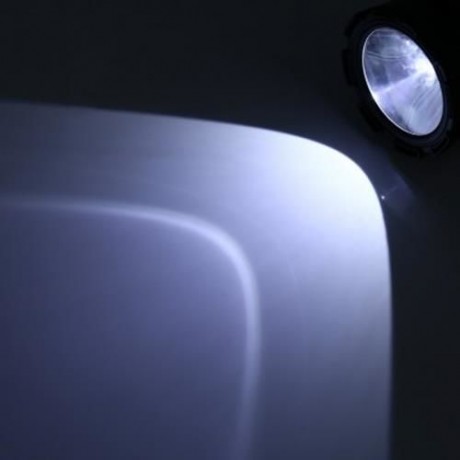ZK2701 RECHARGEABLE LED OUTDOOR GLARE PATROL SEARCHLIGHT (BLACK GREY)