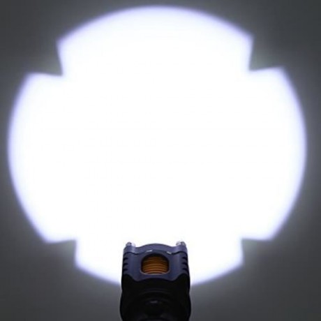 SKYWOLFEYE X - 007 OUTDOOR HIGH POWER CAMPING FLASHLIGHT TORCH WITH ATTACK HEAD CUTTING KN