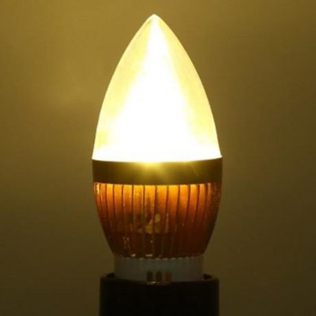 E14 3W 220V LED DIMMABLE CANDLE LIGHT BULB (WARM WHITE LIGHT)