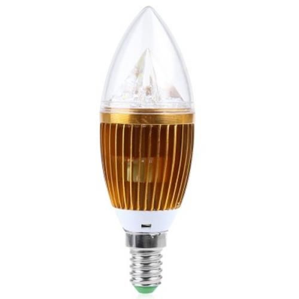 E14 3W 220V LED DIMMABLE CANDLE LIGHT BULB (COOL WHITE LIGHT)