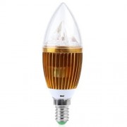 E14 3W 220V LED DIMMABLE CANDLE LIGHT BULB (COOL WHITE LIGHT)