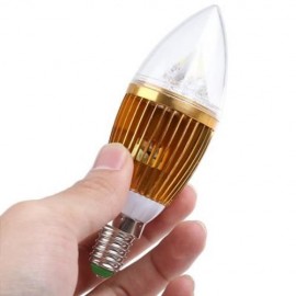 E14 3W 220V LED DIMMABLE CANDLE LIGHT BULB (COOL WHITE LIGHT)