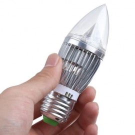 E27 5W 220V LED DIMMABLE CANDLE BULB LAMP (COOL WHITE LIGHT)