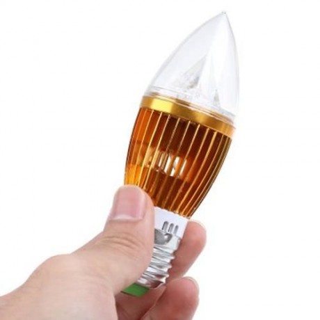 E27 5W 220V LED DIMMABLE CANDLE BULB LAMP (COOL WHITE LIGHT)