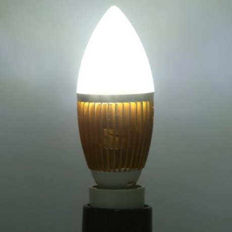 E27 3W 220V LED CANDLE LIGHT BULB (COOL WHITE LIGHT)
