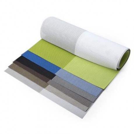 NON-SLIP INSULATION PVC COFFEE COASTER PLACEMAT KITCHEN TOOL TABLEWARE PAD (WHITE AND BLAC