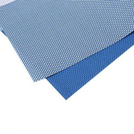 NON-SLIP INSULATION PVC COFFEE COASTER PLACEMAT KITCHEN TOOL TABLEWARE PAD (BLUE)