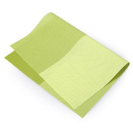 NON-SLIP INSULATION PVC COFFEE COASTER PLACEMAT KITCHEN TOOL TABLEWARE PAD (GREEN)