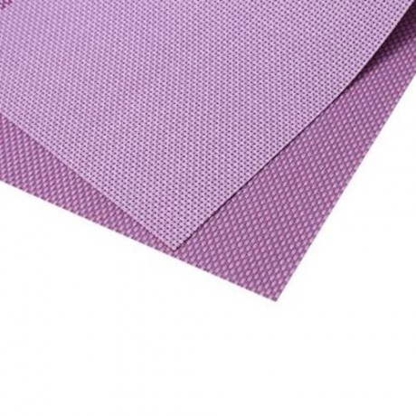 NON-SLIP INSULATION PVC COFFEE COASTER PLACEMAT KITCHEN TOOL TABLEWARE PAD (PURPLE)
