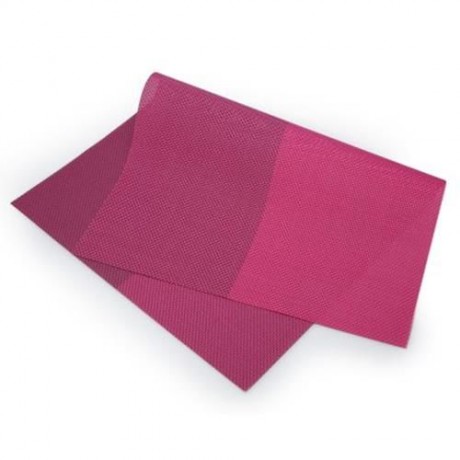 NON-SLIP INSULATION PVC COFFEE COASTER PLACEMAT KITCHEN TOOL TABLEWARE PAD (ROSE)