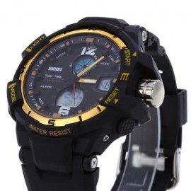 SKMEI 1148 MEN LED DIGITAL QUARTZ SPORT WATCH WATER RESISTANCE DUAL TIME DAY ALARM LIGHT W