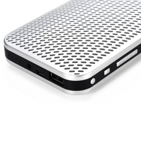 MX7-B MULTI-FUNCTION BLUETOOTH V2.1 SPEAKER WITH 5000MAH POWER BANK (SILVER)