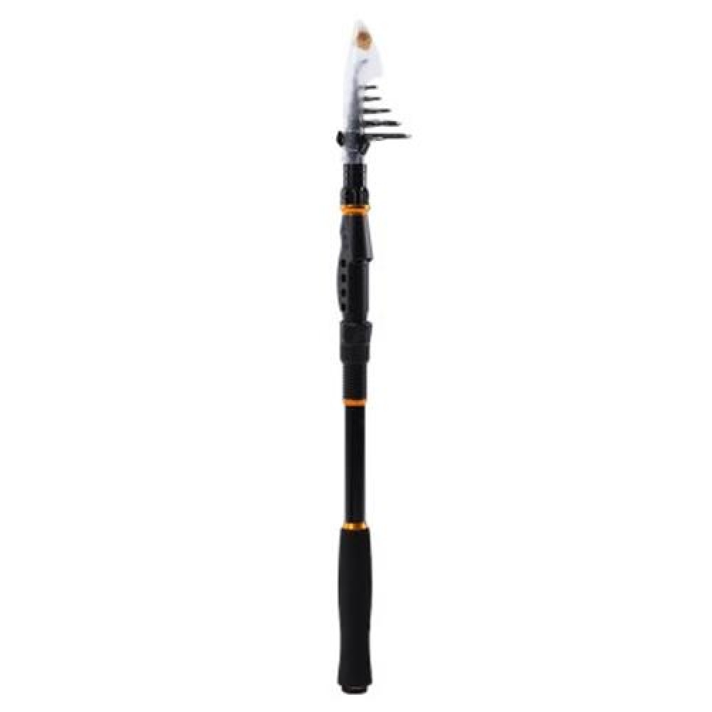 PORTABLE FISHING ANGLING KIT ROD TRAVEL ACCESSORY OUTDOOR (GRAY)