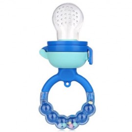 SOFT SAFETY SILICONE BABY FOOD CHEW PACIFIER (COLOR ASSORTED)