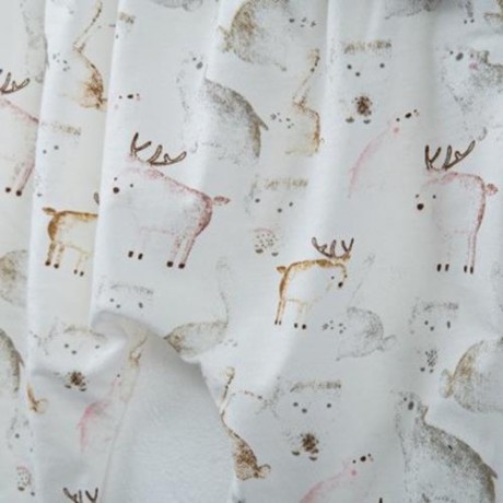 3PCS CUTE BUNNY PRINTED JEWEL COLLAR LONG SLEEVE T-SHIRT LONG PANTS WITH HAT FOR BABIES (G