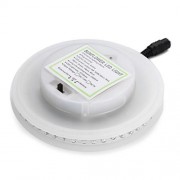 UFO 48 LEDS VOICE CONTROL SUNFLOWER LED STAGE LIGHT ROTATING RGB LIGHTING (WHITE)