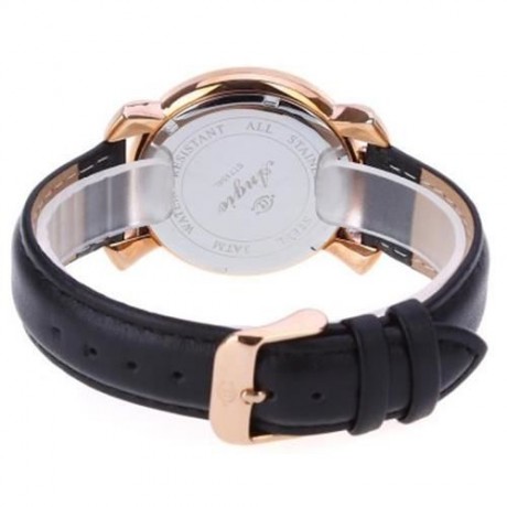 ANGIE ST7154L MATONINI SERIES LEATHER BAND RHINESTONE QUARTZ WATCH FOR LADIES LUMINOUS POI