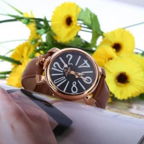 ANGIE ST7154L MATONINI SERIES LEATHER BAND QUARTZ WATCH FOR LADIES LUMINOUS POINTERS (BROW