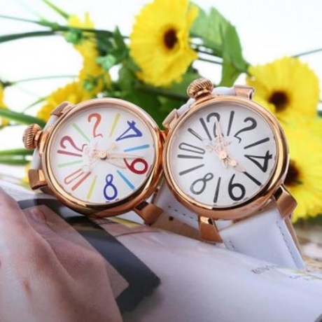 ANGIE ST7154L MATONINI SERIES LEATHER BAND QUARTZ WATCH FOR LADIES LUMINOUS POINTERS (BROW
