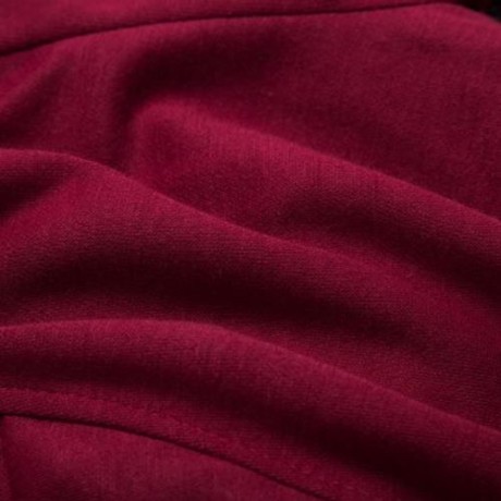 CASUAL DRAWSTING POCKET DESIGN COTTON BLEND HAREM PANTS FOR MEN (WINE RED)