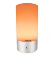 WL - 32B 2 IN 1 BLUETOOTH 4.0 TOUCH SENSOR SMART LIGHT SPEAKER (WHITE)