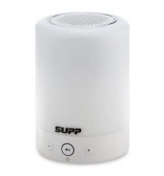 L7 3 IN 1 PORTABLE ROMANTIC TOUCH SENSOR SMART LIGHT BLUETOOTH SPEAKER RADIO (WHITE)