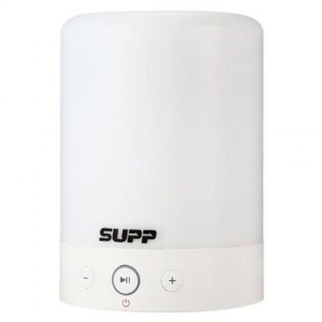 L7 3 IN 1 PORTABLE ROMANTIC TOUCH SENSOR SMART LIGHT BLUETOOTH SPEAKER RADIO (WHITE)