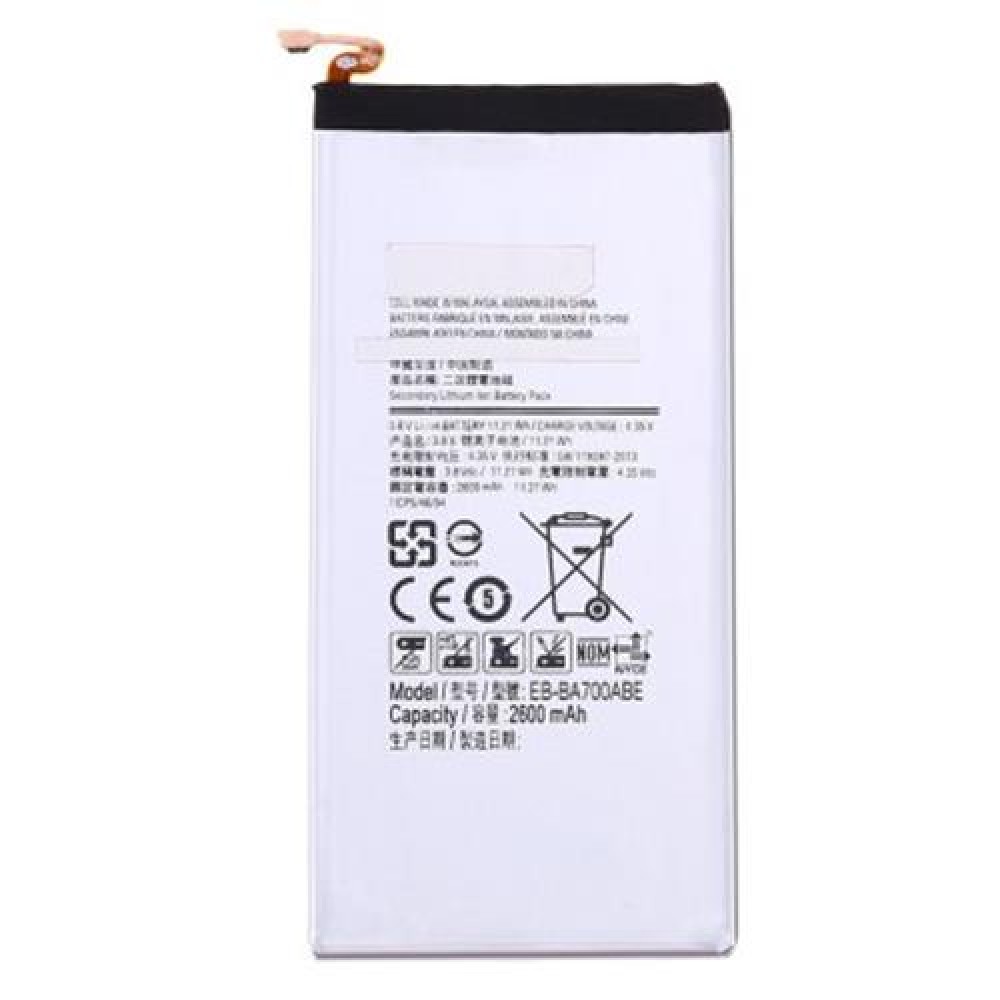 EB - BA700ABE 2600MAH SPARE REPLACEMENT LI-ION BATTERY FOR SAMSUNG GALAXY A7 / A700 / A700 EB - BA700ABE 2600MAH SPARE REPLACEMENT LI-ION BATTERY FOR SAMSUNG GALAXY A7 / A700 / A700
