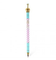 0.5MM LOVELY CUTE ADORABLE CROWN DESIGN ROLLER GEL INK PEN FOR SCHOOL OFFICE FAMILY (ROSE)